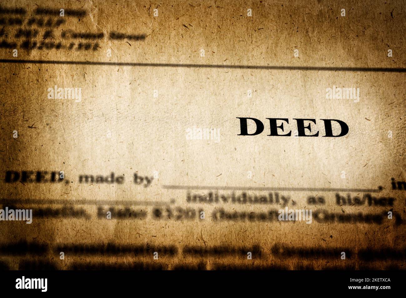 Old deed hires stock photography and images Alamy