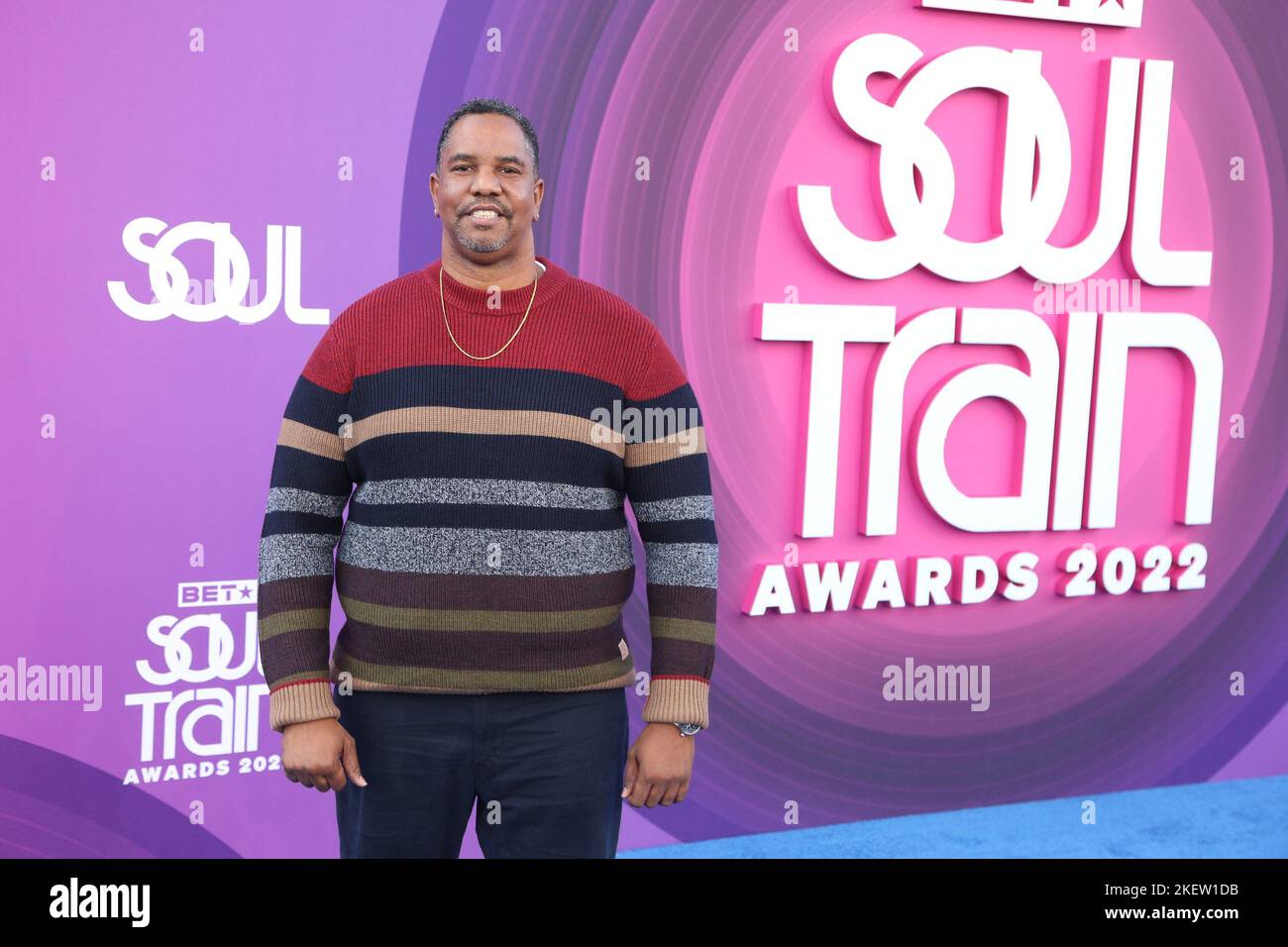 Las Vegas, NV, USA. 13th Nov, 2022. Senior Vice President of Digital Operations for BET Jason Odom at arrivals for Soul Train Awards 2022 - Part 1, Orleans Arena at Orleans Hotel and Casino, Las Vegas, NV November 13, 2022. Credit: JA/Everett Collection/Alamy Live News Stock Photo