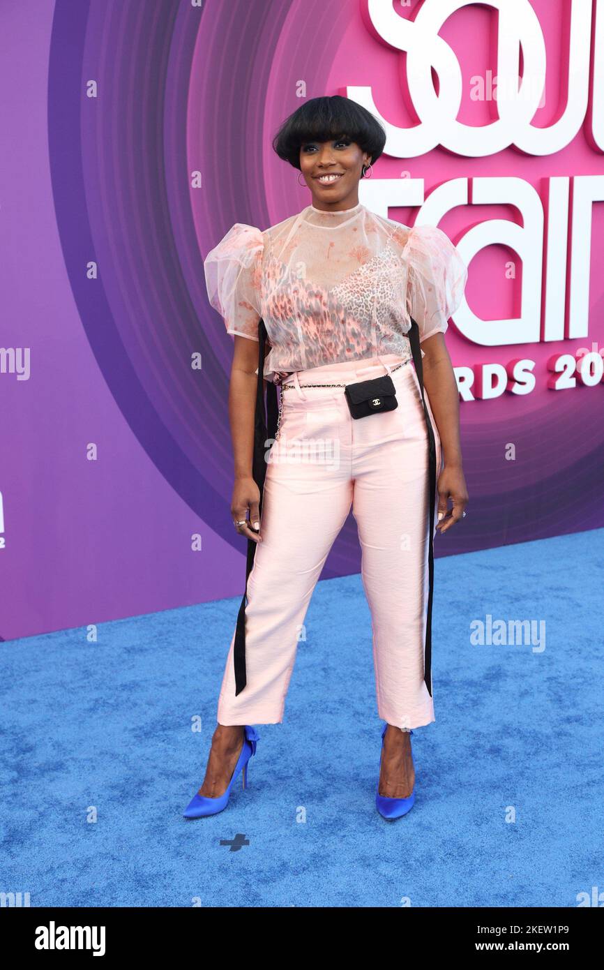 Las Vegas, NV, USA. 13th Nov, 2022. Senior Vice President, Digital Content at BET Simone S. Oliver at arrivals for Soul Train Awards 2022 - Part 1, Orleans Arena at Orleans Hotel and Casino, Las Vegas, NV November 13, 2022. Credit: JA/Everett Collection/Alamy Live News Stock Photo