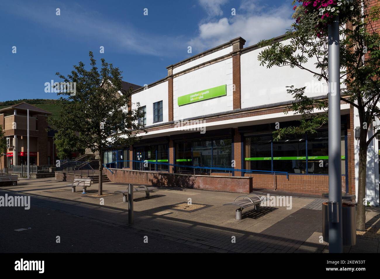 Port Talbot Job Centre, Station Road, 2013 Stock Photo