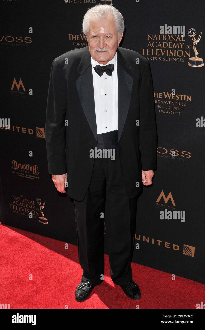Los Angeles, USA. 01st May, 2016. John Aniston arrives at the 43rd Annual Daytime Emmy Awards held at the Westin Bonaventure Hotel and Suites in Los Angeles, CA on Sunday, May 1, 2016. (Photo By Sthanlee B. Mirador) *** Please Use Credit from Credit Field *** Credit: Sipa USA/Alamy Live News Stock Photo