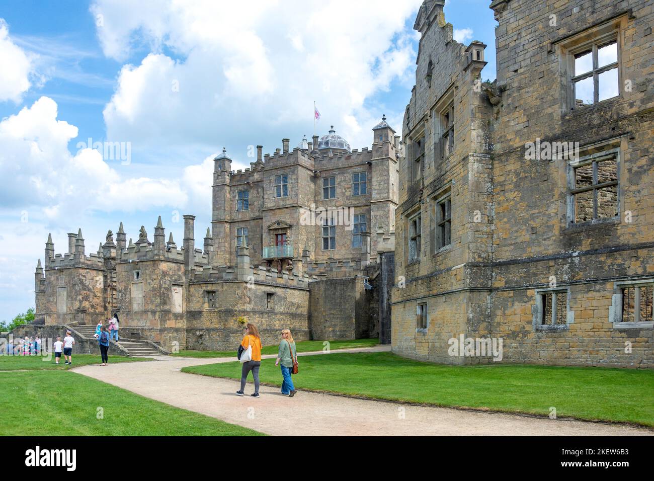 The Little Castle, 17th Century Bolsover Castle, Bolsolver, Derbyshire, England, United Kingdom Stock Photo