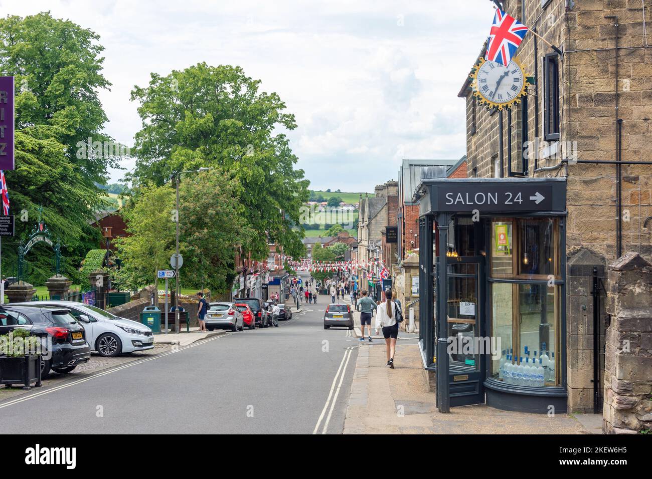 King Street, Belper, Derbyshire, England, United Kingdom Stock Photo