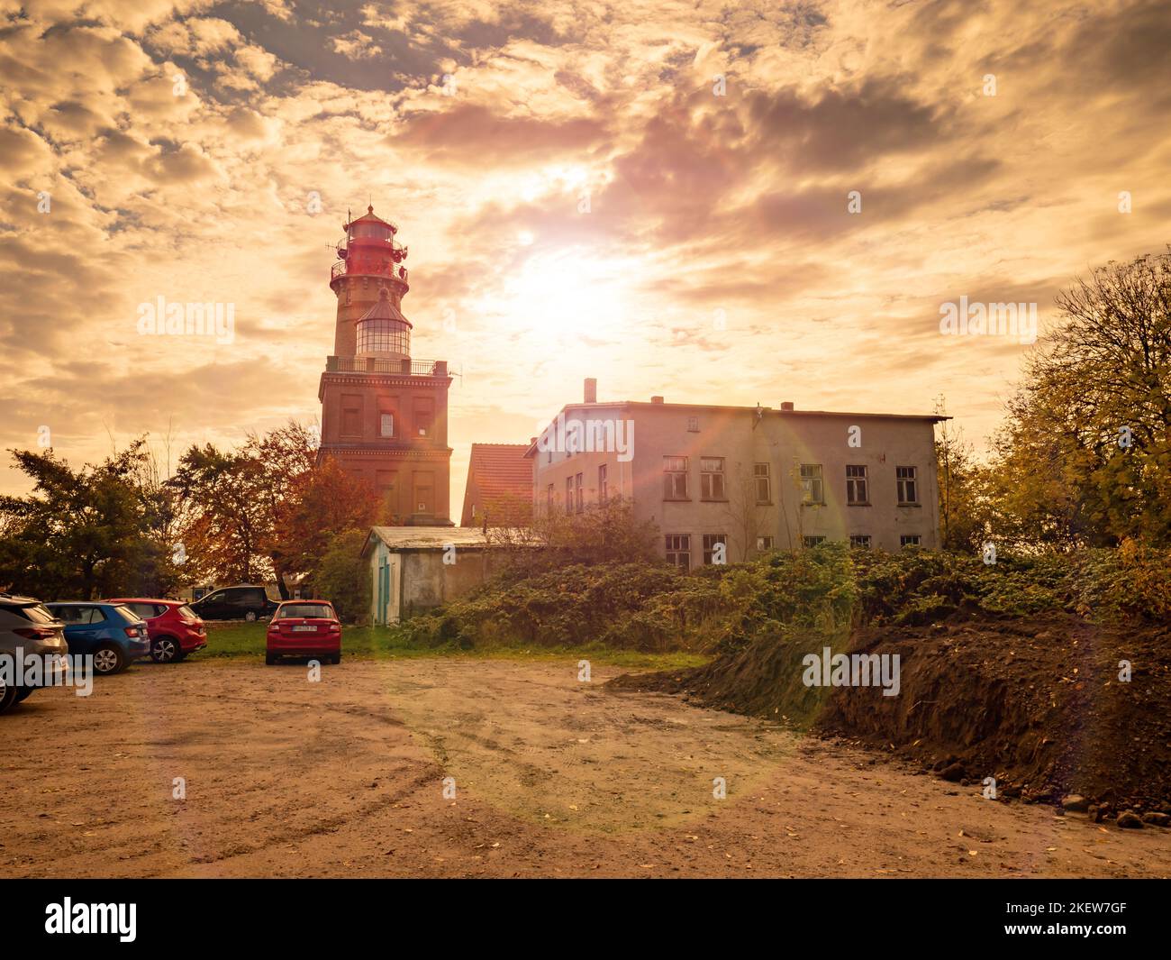 Lighthouse at Kap Arkona, Island of Ruegen, Germany. October 28 2022 ...