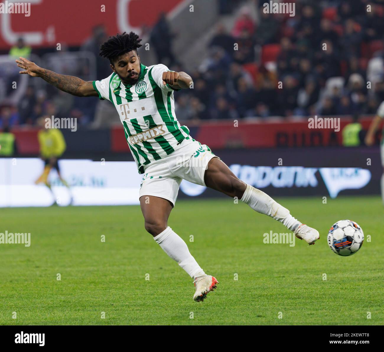 Jose Marcos Marquinhos of Ferencvarosi TC reacts during the