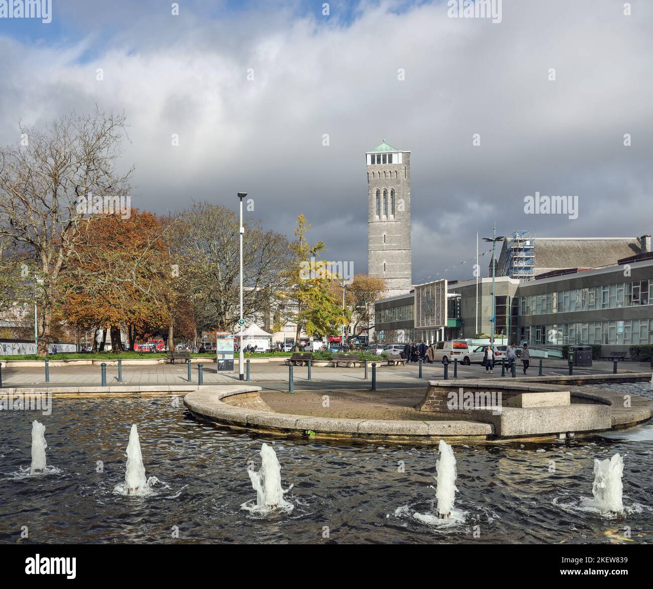 Almost £2 million (£1,994,638) awarded to Plymouth as a part of a national high street project overseen by Historic England. Together with the nearby Stock Photo