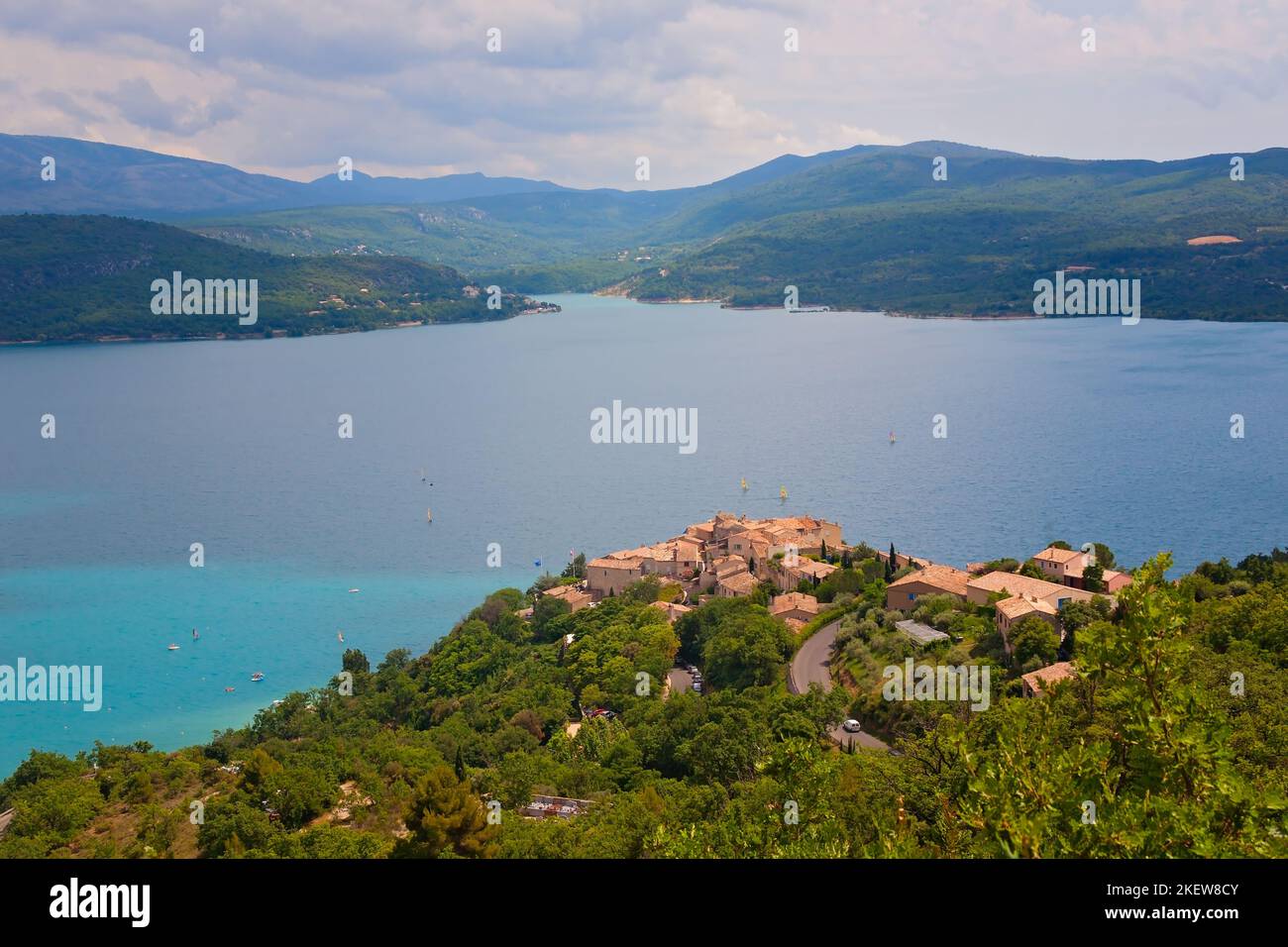 Lac de SainteCroix de Verdon, Provence, France Stock Photo Alamy