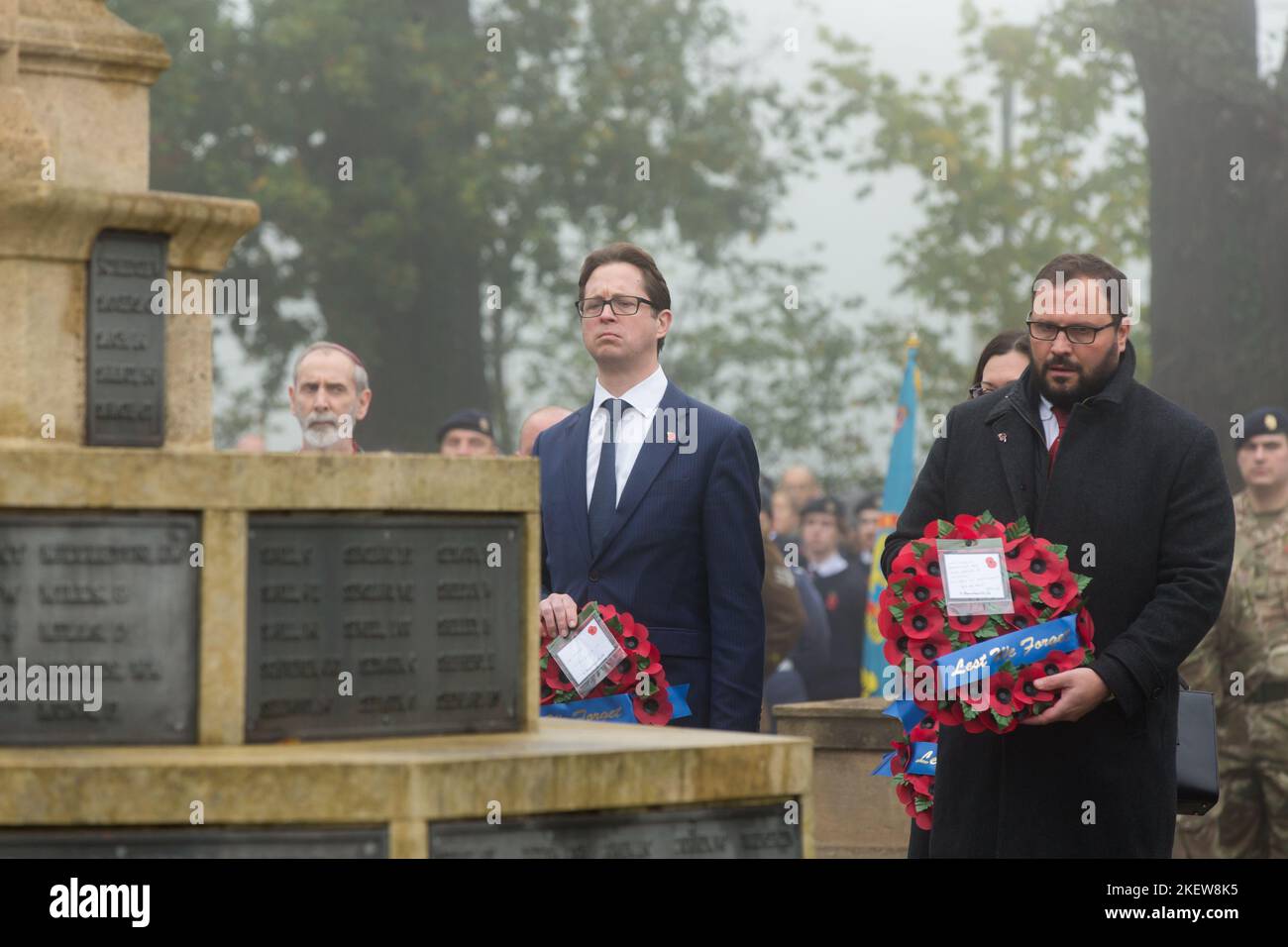 Brentwood Essex uk 13th Nov 2022 Alex Burghart Remembrance Day Stock Photo