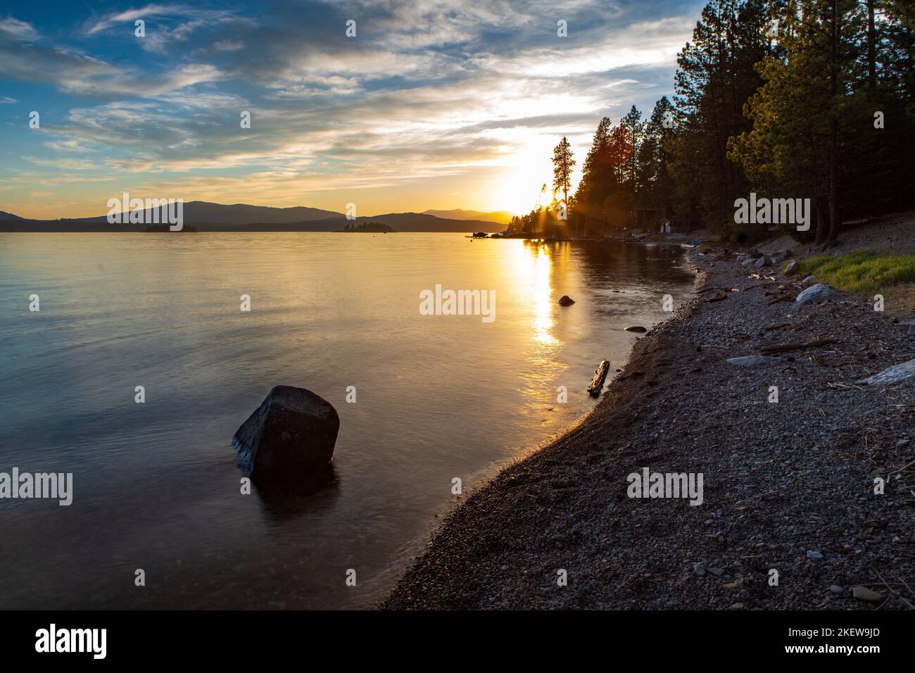 Lake Pend Oreille near Hope, Idaho is a Gem state treasure that