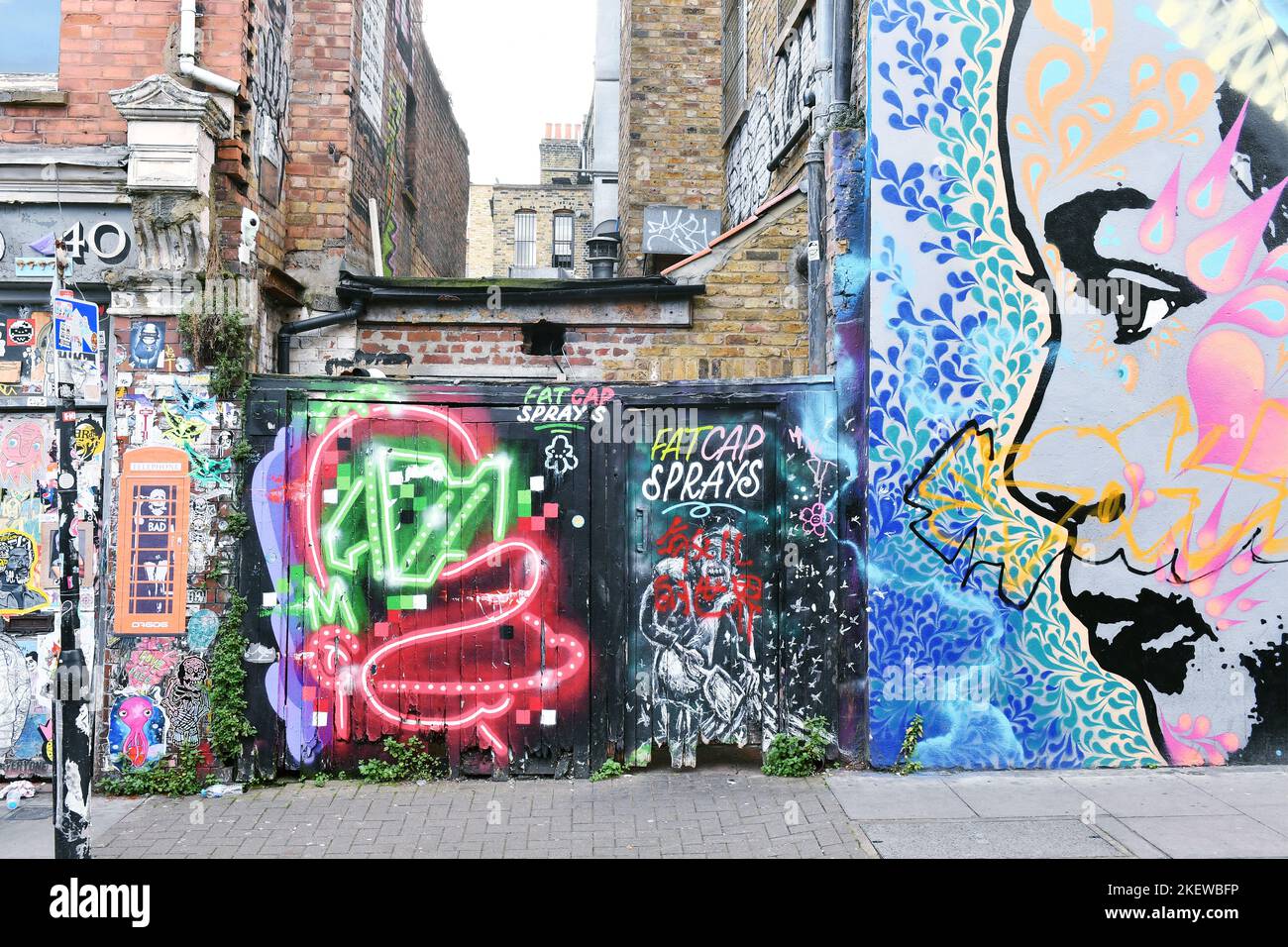 Street art in London England Stock Photo Alamy