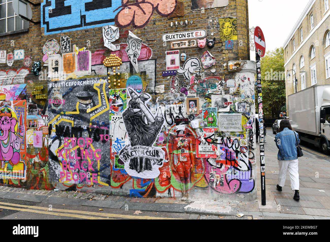 Street art in London England Stock Photo Alamy