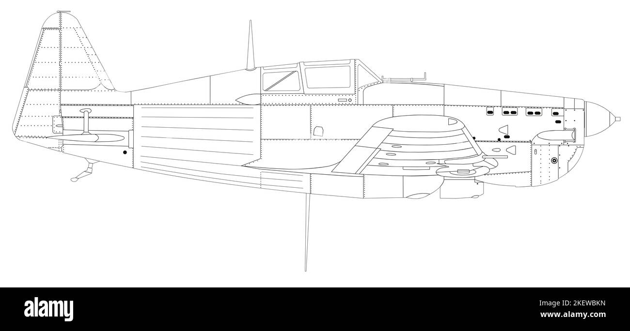 Morane-Saulnier MS.406 Stock Photo