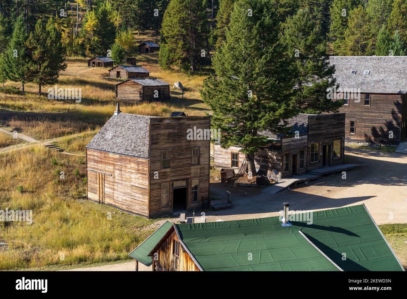 An entire ghost town remains intact atop the Mountain