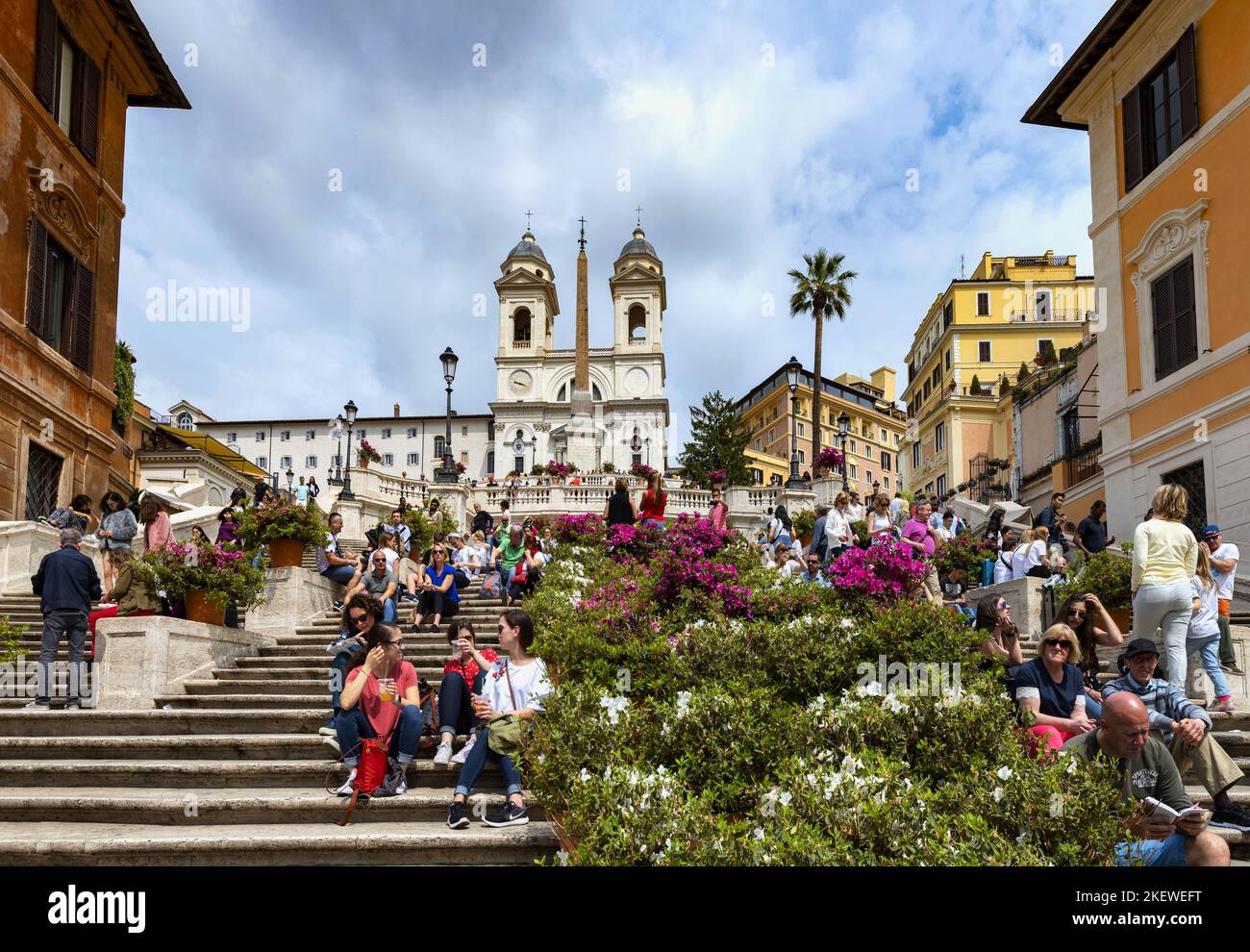 Spanish Steps in Rome Stock Photo Alamy