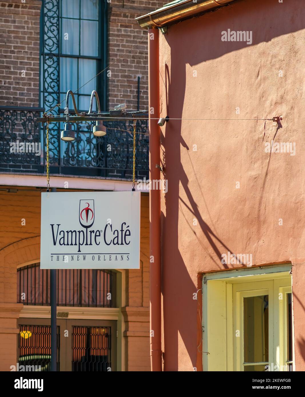 NEW ORLEANS, LA, USA JANUARY 13, 2021 The New Orleans Vampire Cafe