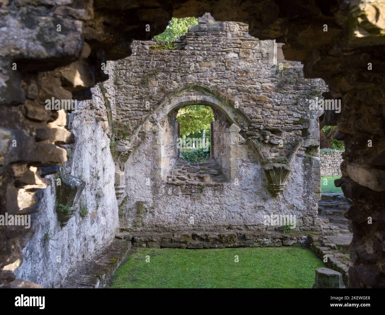 Easby Abbey Stock Photo