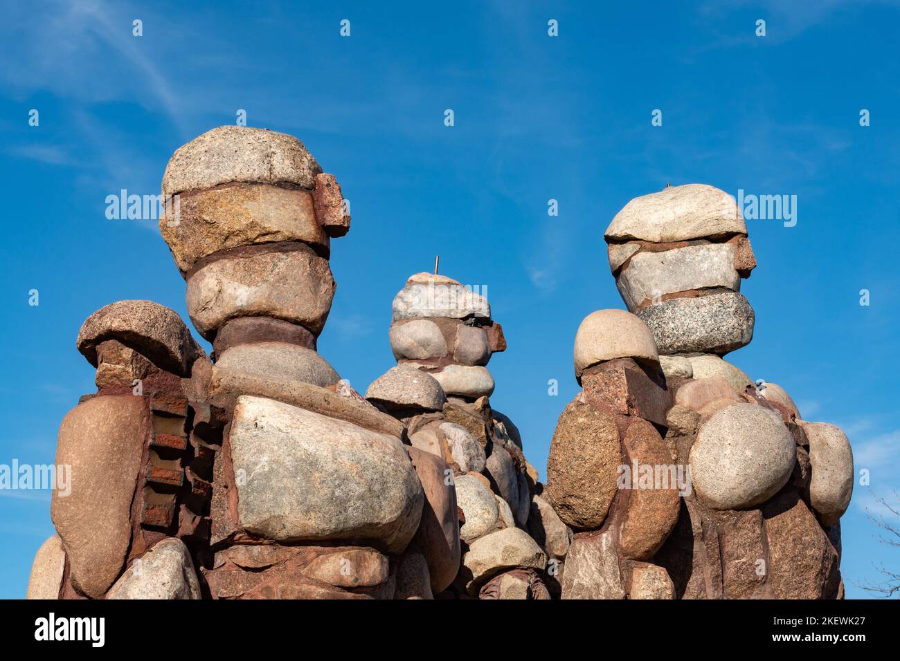 Rockford, Illinois, USA - November 7th 2022 - The Rock Guardians of