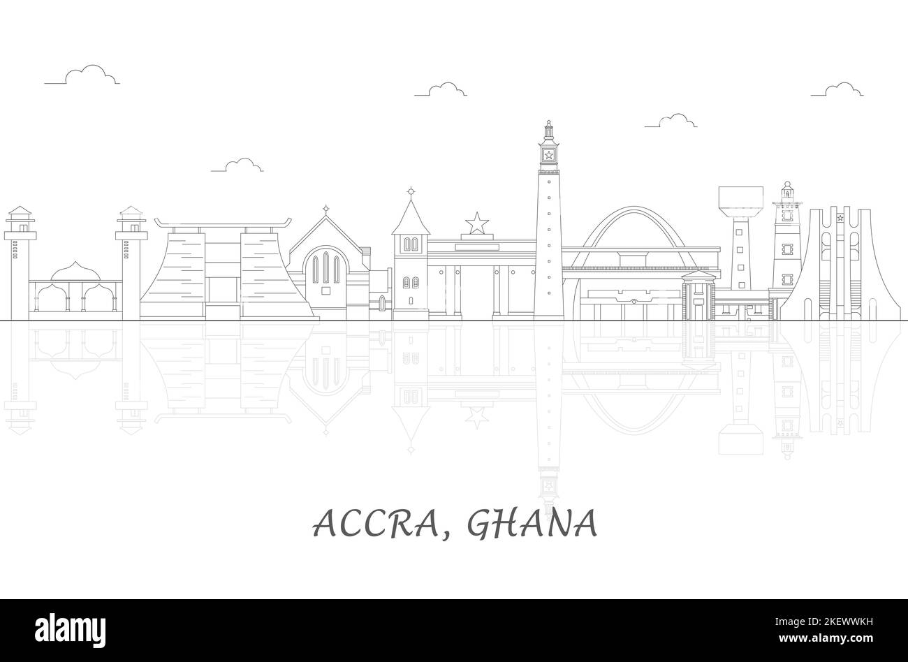 Ghana house Stock Vector Images Alamy