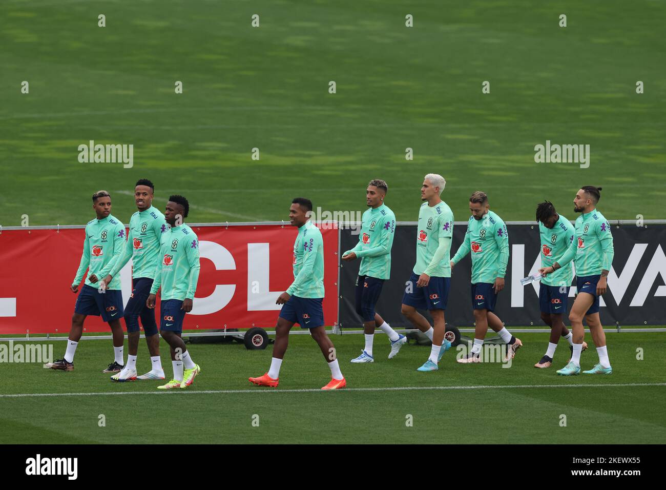 Turin, Italy, 14th November 2022. The team arrives for the Brazil training Session at Juventus Training Centre, Turin. Picture date: 14th November 2022. Picture credit should read: Jonathan Moscrop/Sportimage Stock Photo