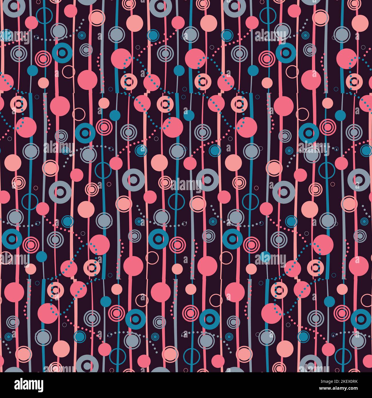Abstract pink fantastic seamless design pattern Stock Vector Image ...