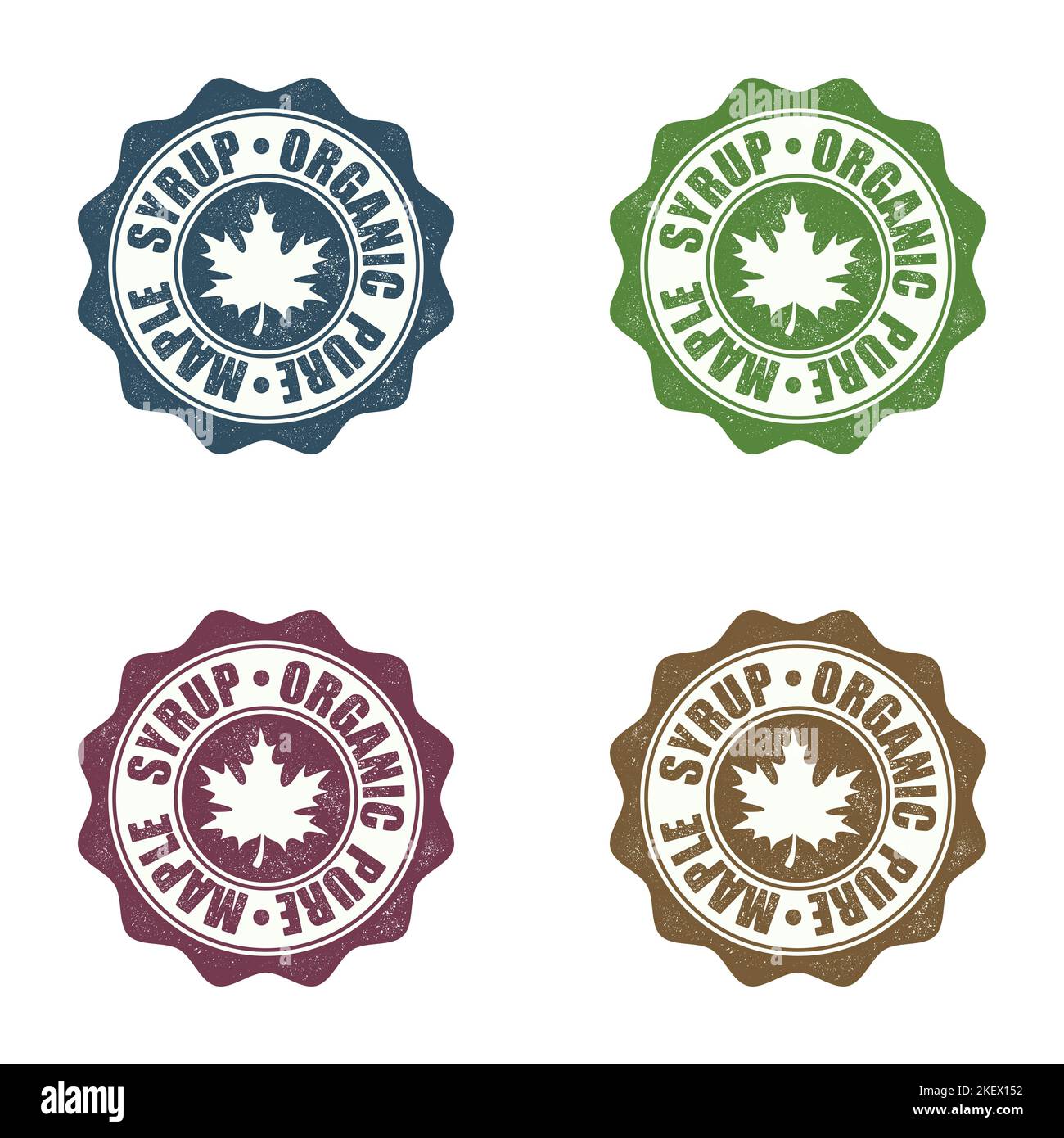 organic-maple-syrup-seals-set-stock-vector-image-art-alamy