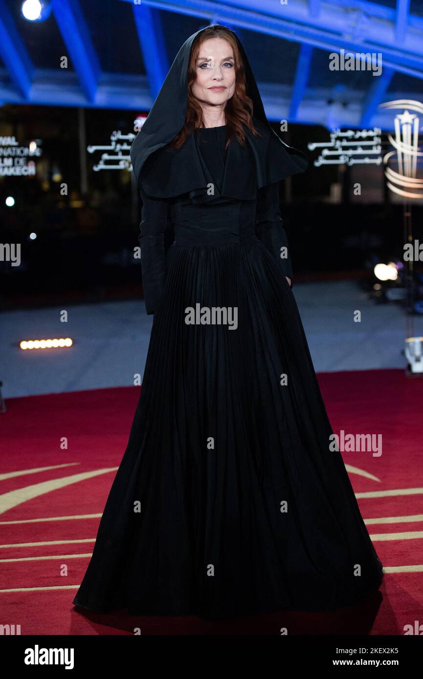 Marrakech, Morocco, November 14, 2022. Isabelle Huppert attending the