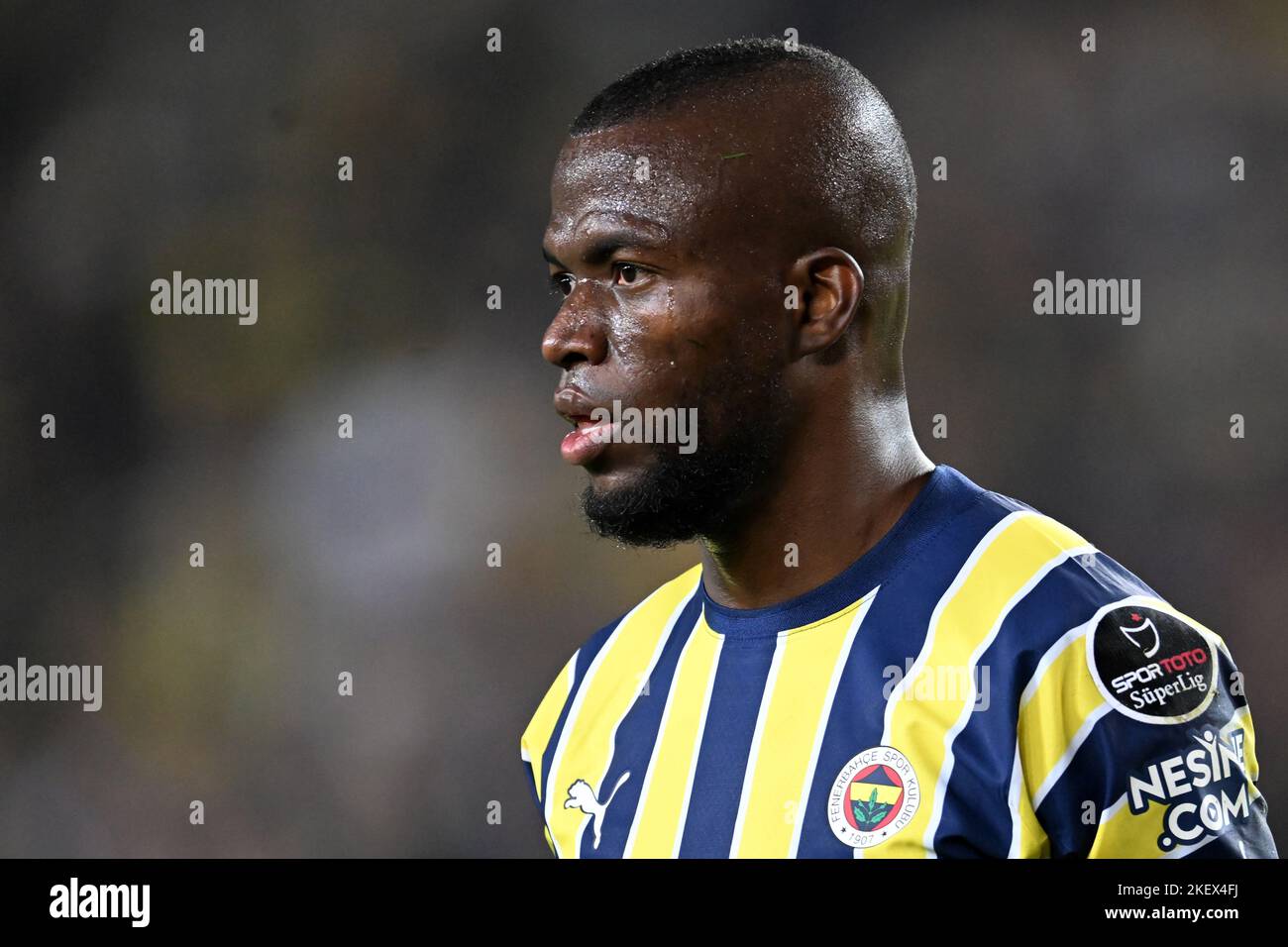 ISTANBUL - Enner Valencia of Fenerbahce SK during the Turkish Super Lig match between Fenerbahce AS and Demir Grup Sivasspor at Ulker stadium on November 7, 2022 in Istanbul, Turkey. ANP | Dutch Height | GERRIT FROM COLOGNE Stock Photo
