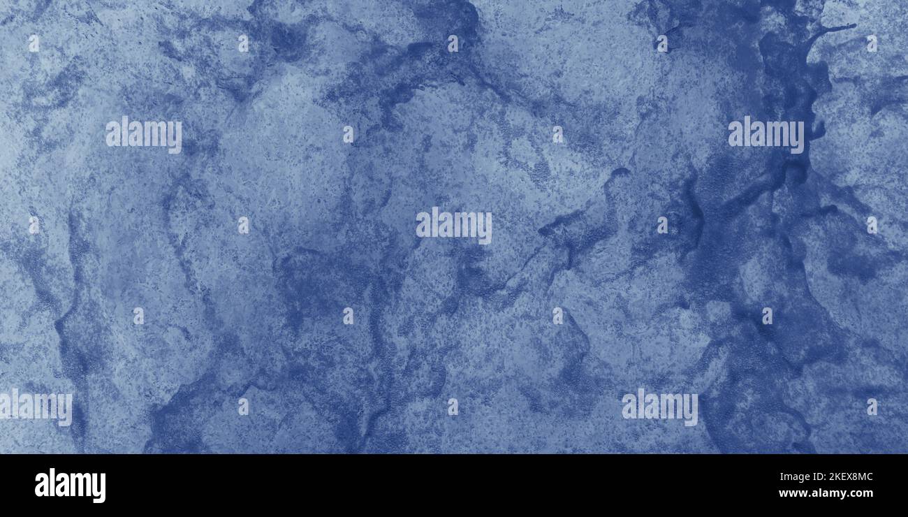 Blue marble texture, panoramic view Stock Photo