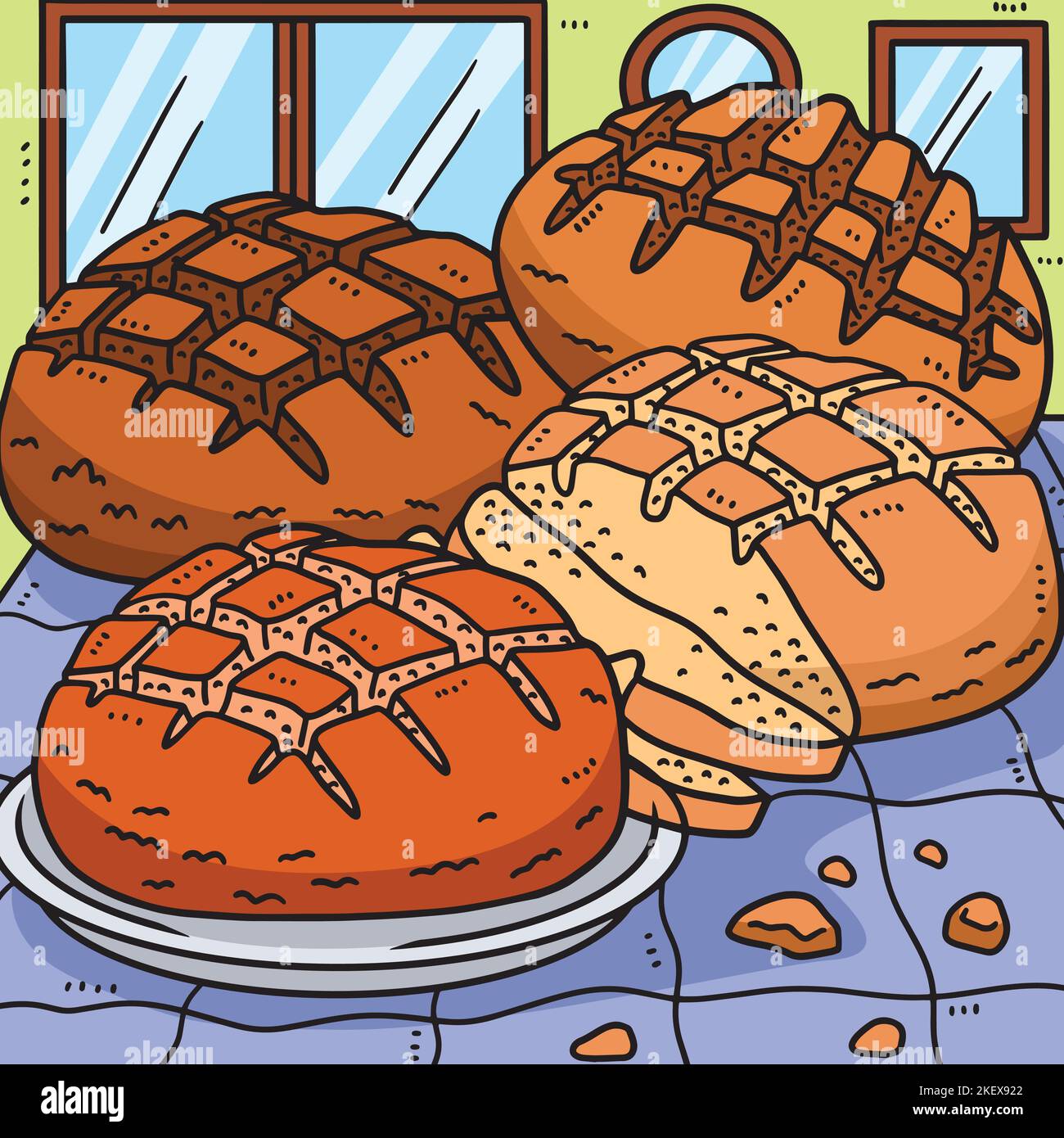 green bread for st patricks day
