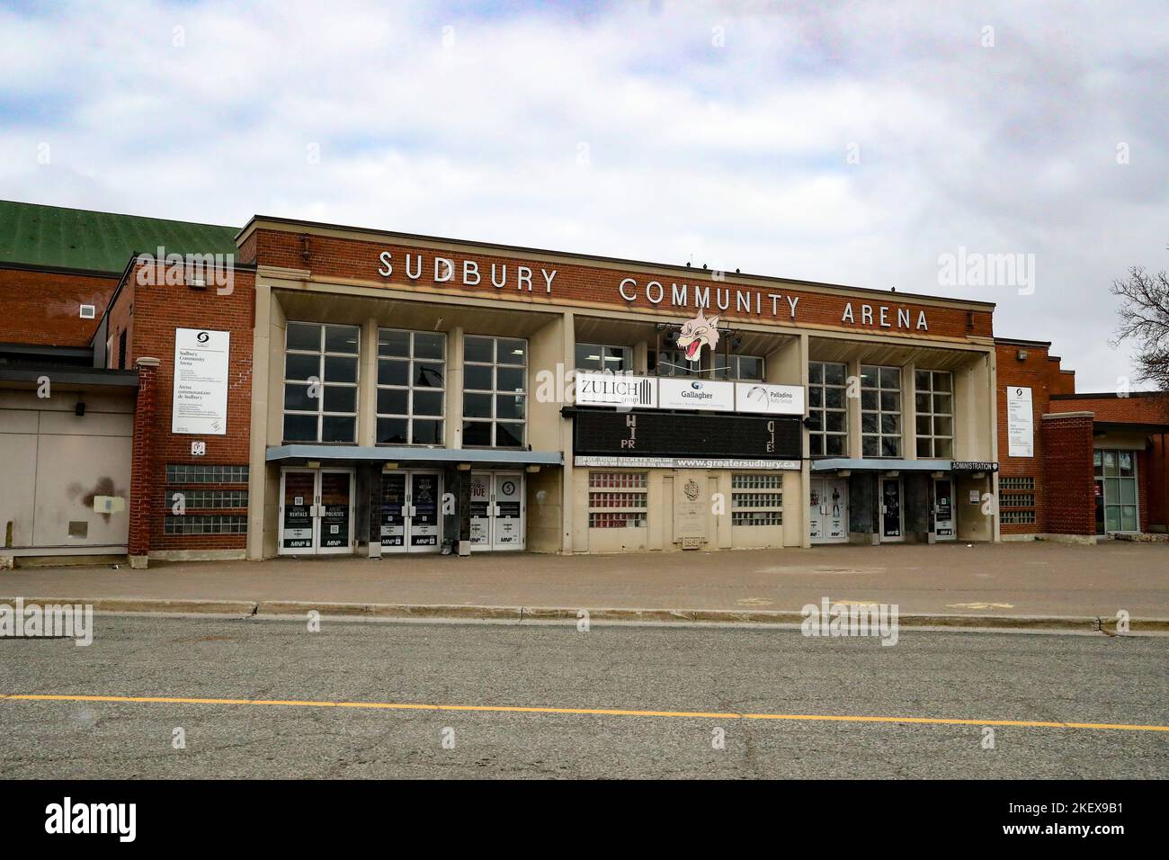 Nov 12 2022, Sudbury Ontario Canada, Sudbury Community Arena. Luke Durda/Alamy Stock Photo
