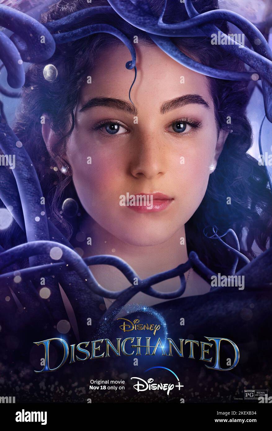 DISENCHANTED, US character poster, Gabriella Baldacchino, 2022. © Walt