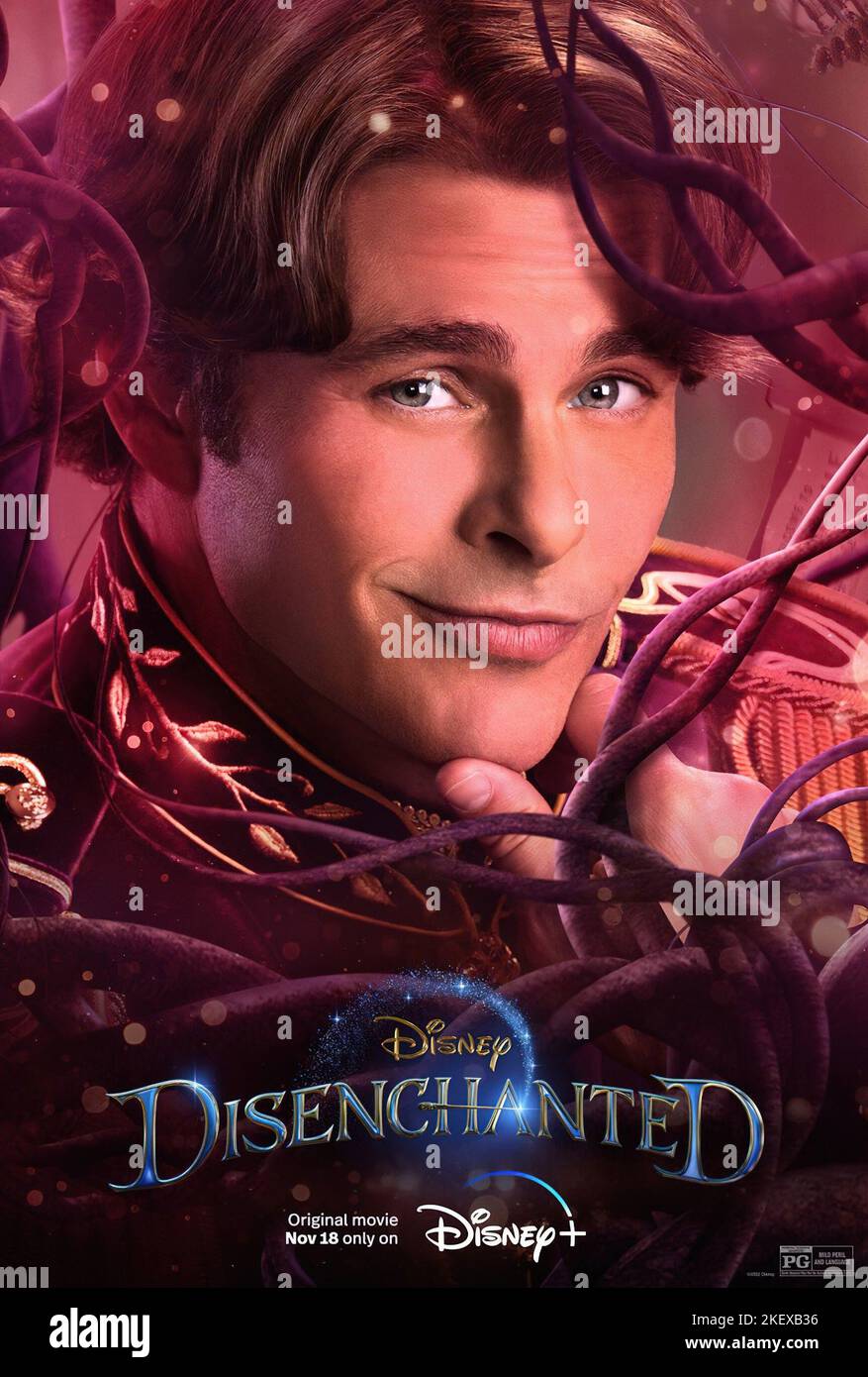 DISENCHANTED, US character poster, James Marsden, 2022. © Walt Disney