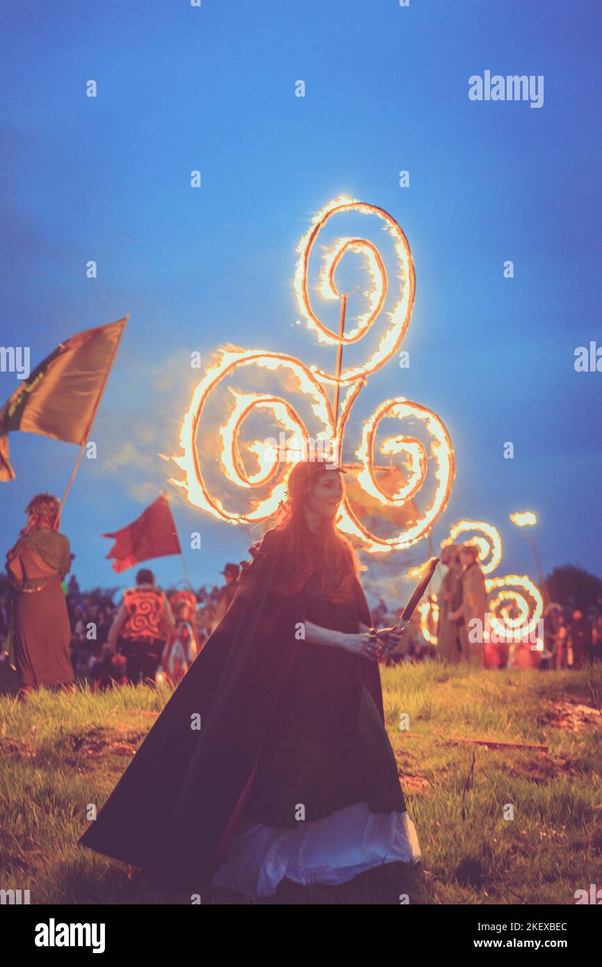Fire Festival Ireland 2022 Stock Photo Alamy