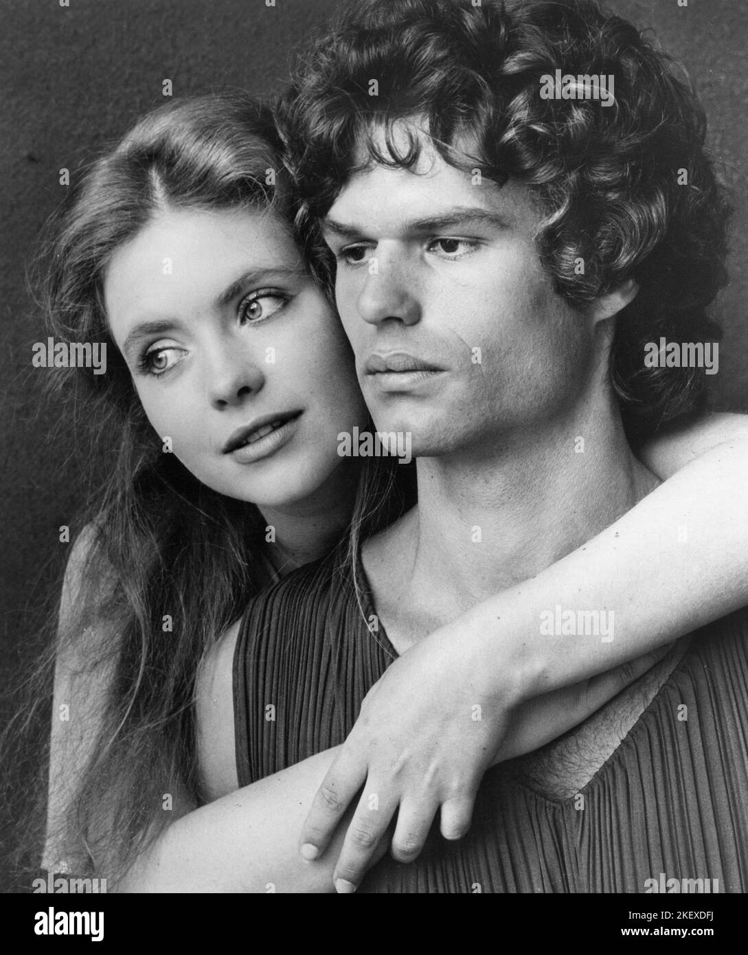 Judy Bowker, Harry Hamlin, head and shoulders Publicity Portrait for the Film, 'Clash of the Titans', MGM, 1981 Stock Photo