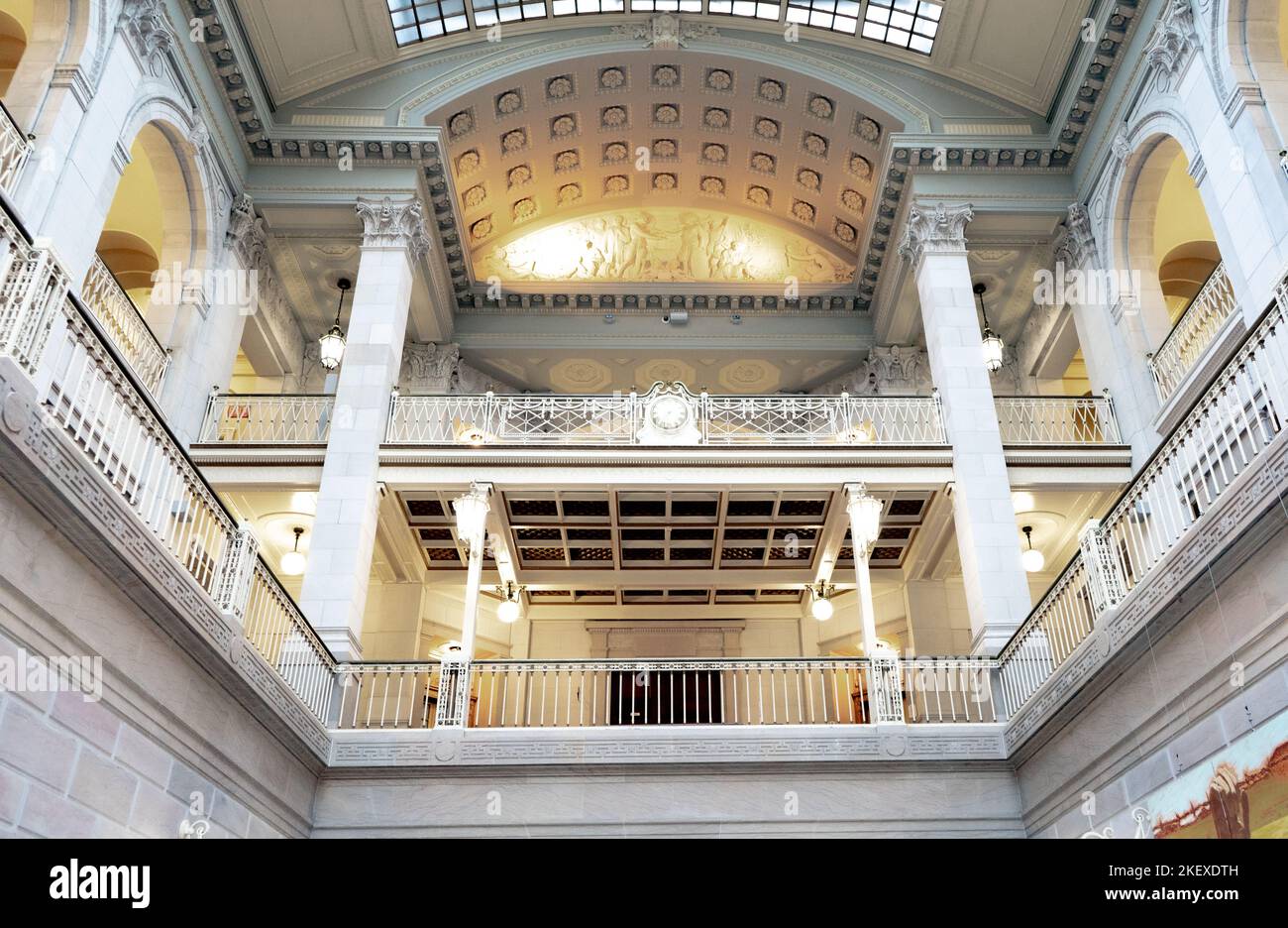 City Hall interior Hartford CT Stock Photo Alamy