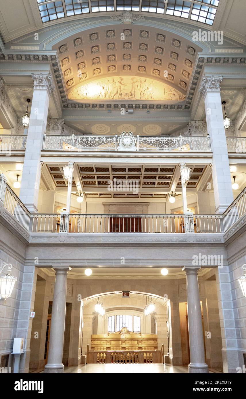 Hartford CT city hall interior Stock Photo Alamy