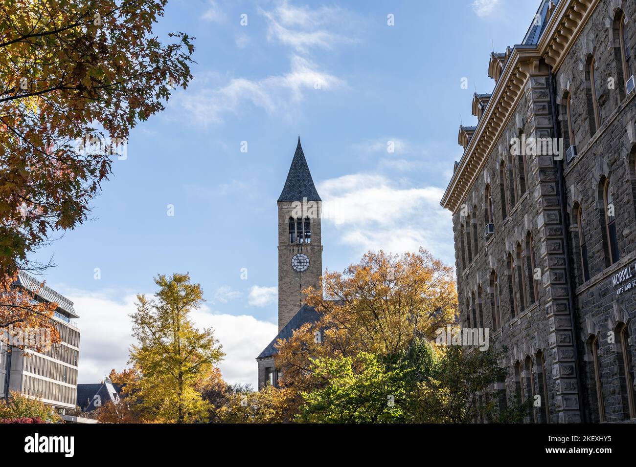 ithaca-new-york-october-25-2022-mcgraw-tower-with-colorful-fall