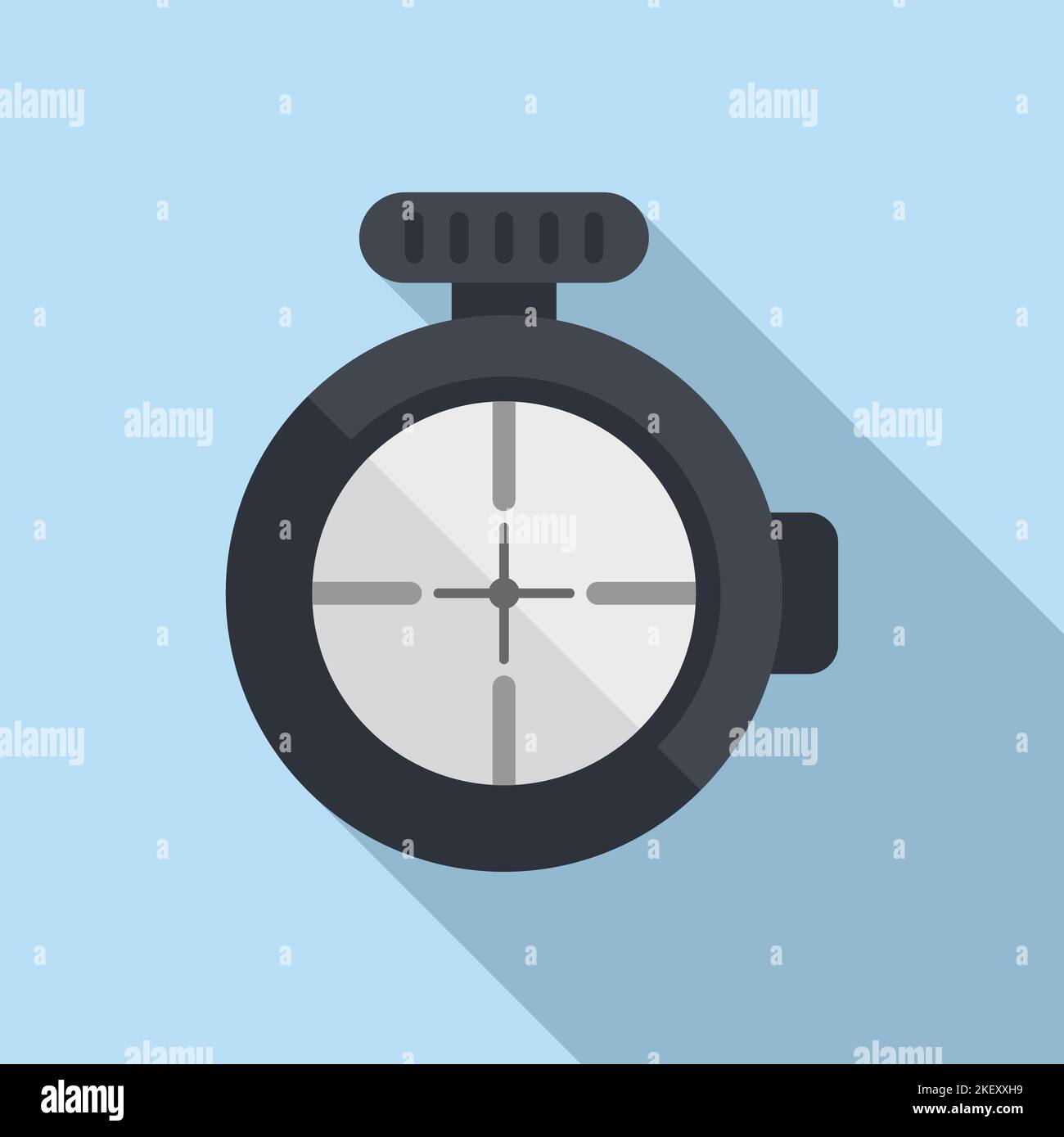 Sniper sight icon flat vector. Rifle scope. Military texture Stock ...
