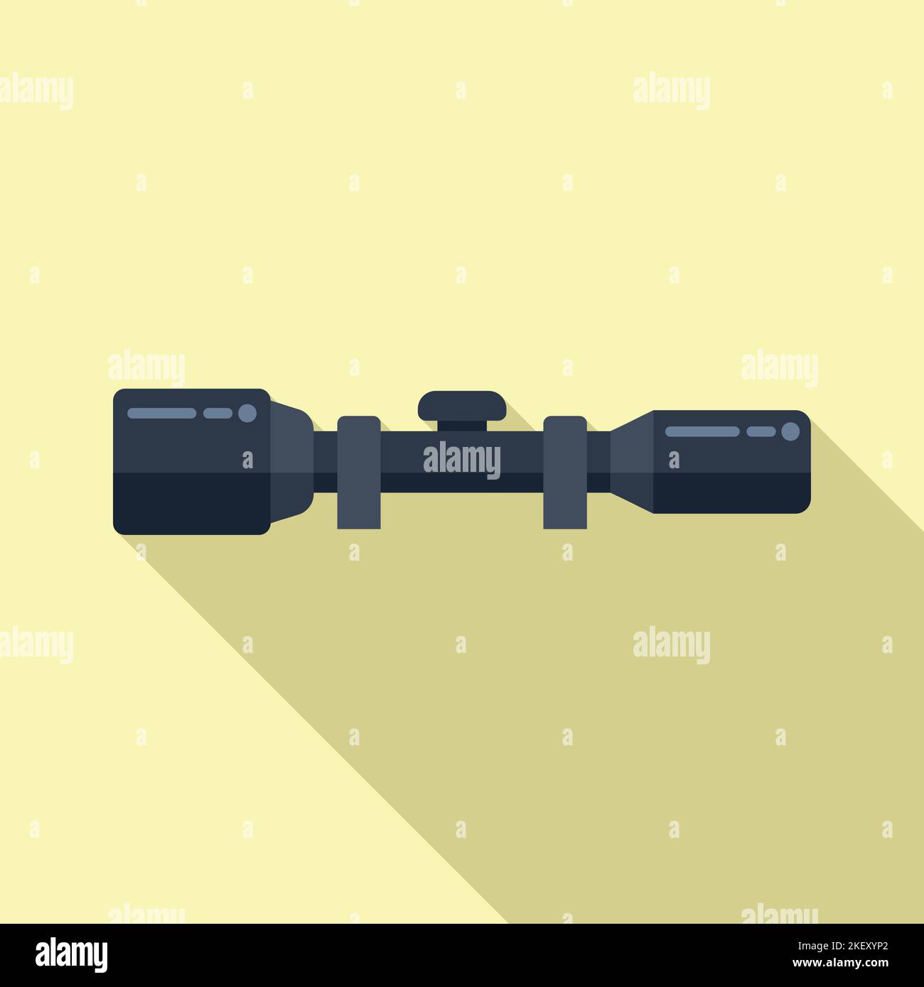 Modern sight icon flat vector. Rifle gun. Target cross Stock Vector ...