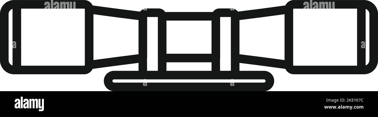 Sight icon outline vector. Rifle gun. Military weapon Stock Vector ...