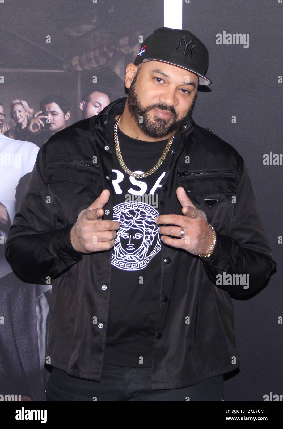 New York, NY, USA. 14th Nov, 2022. The Kid Mero at the NY Premiere of The Menu at AMC Lincoln Square on November 14, 2022 in New York City. Credit: Erik Nielsen/Media Punch/Alamy Live News Stock Photo
