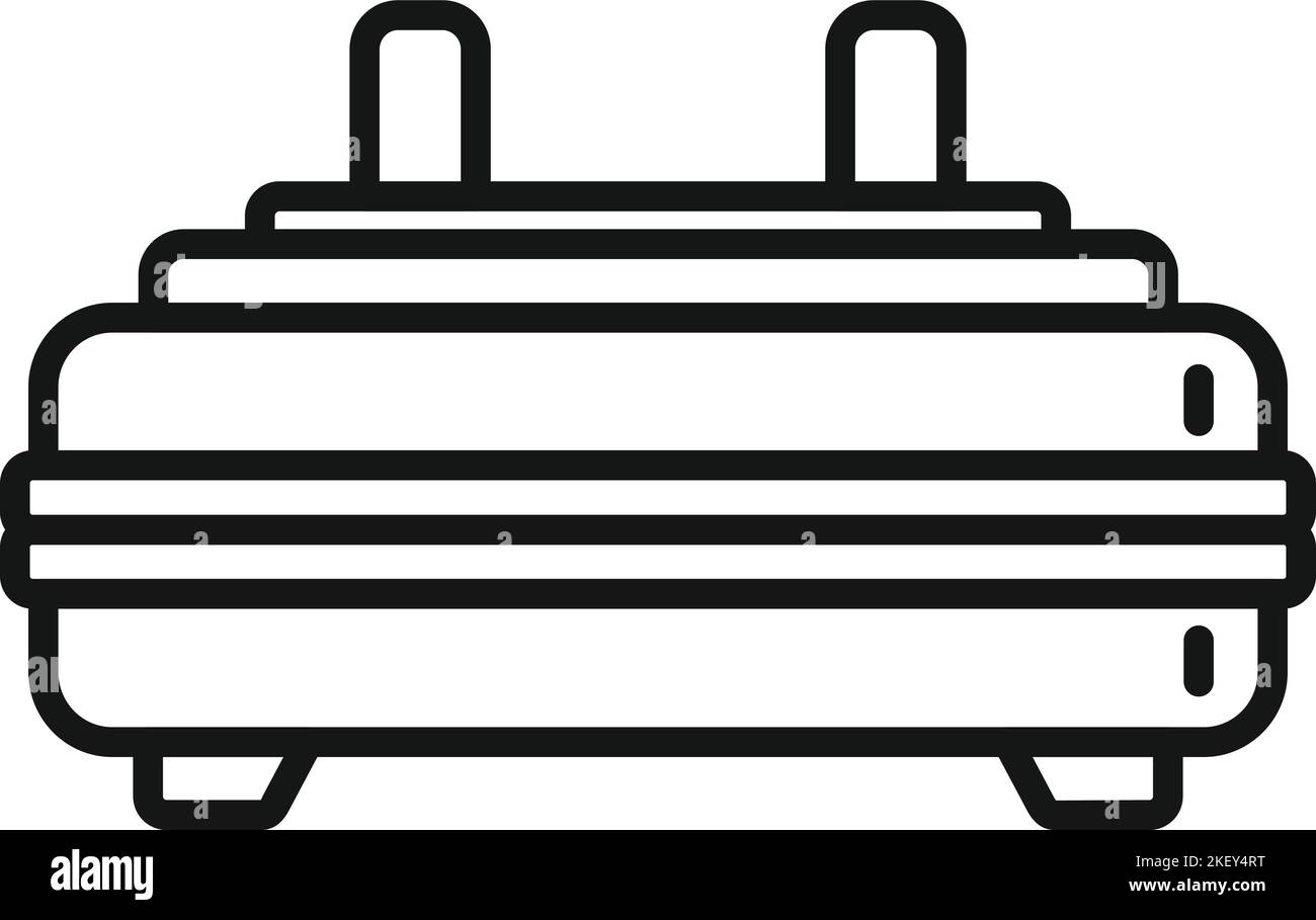 Manufacture press machine icon outline vector. Medicine factory. Action ...