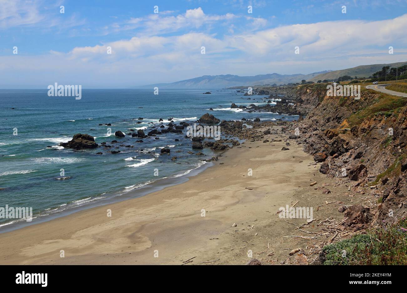 North Salmon Creek beach - California Stock Photo - Alamy
