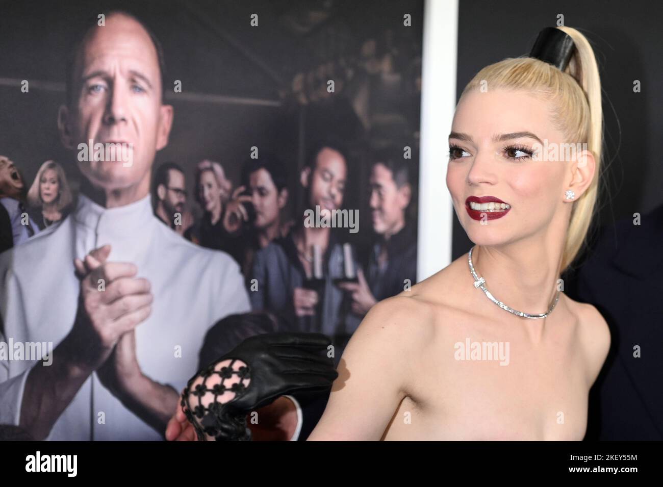 New York, USA. 27th Apr, 2023. Anya Taylor-Joy walks the carpet as Tiffany  & Co. celebrates the reopening of their NYC flagship store 'The Landmark',  New York, NY, Thursday April 27, 2023. (