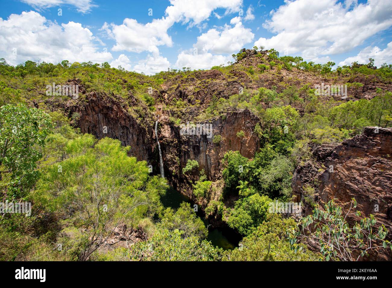 Tolmer Rocks Tolmer Falls is a waterfall in two drops into a plunge pool on the ...