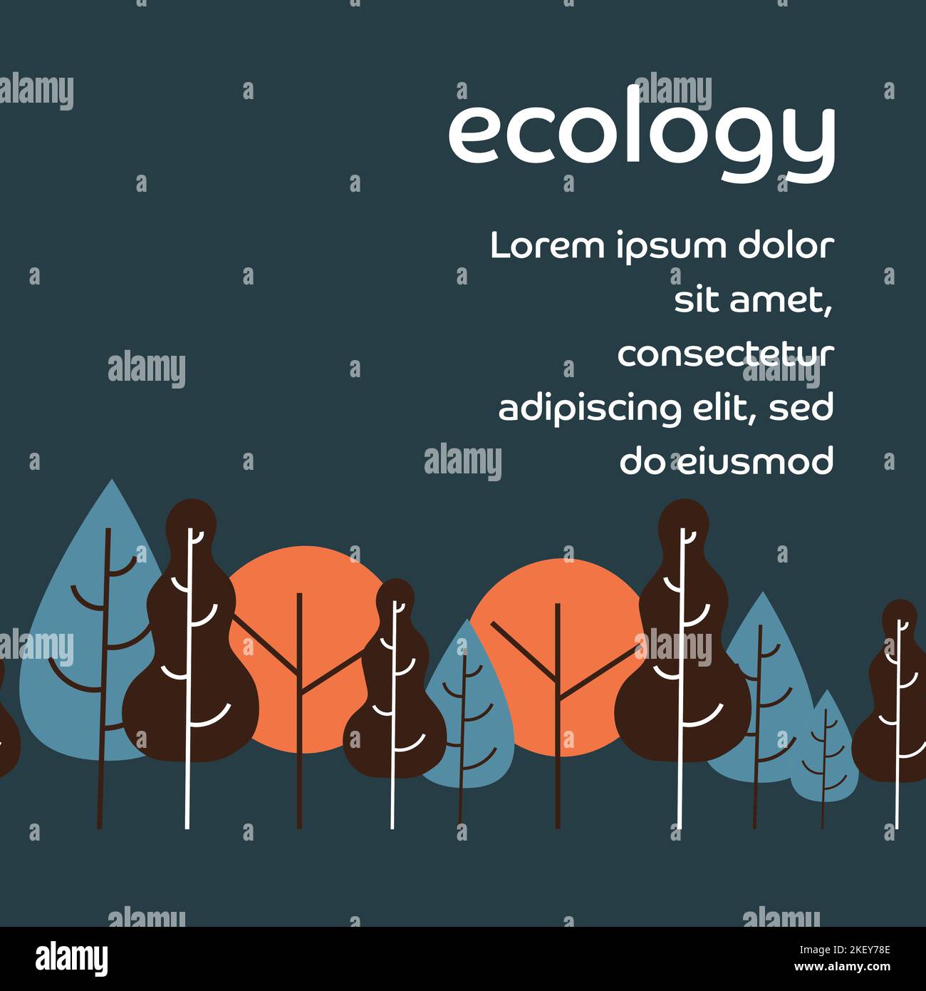 Ecology concept map Stock Vector Images Alamy