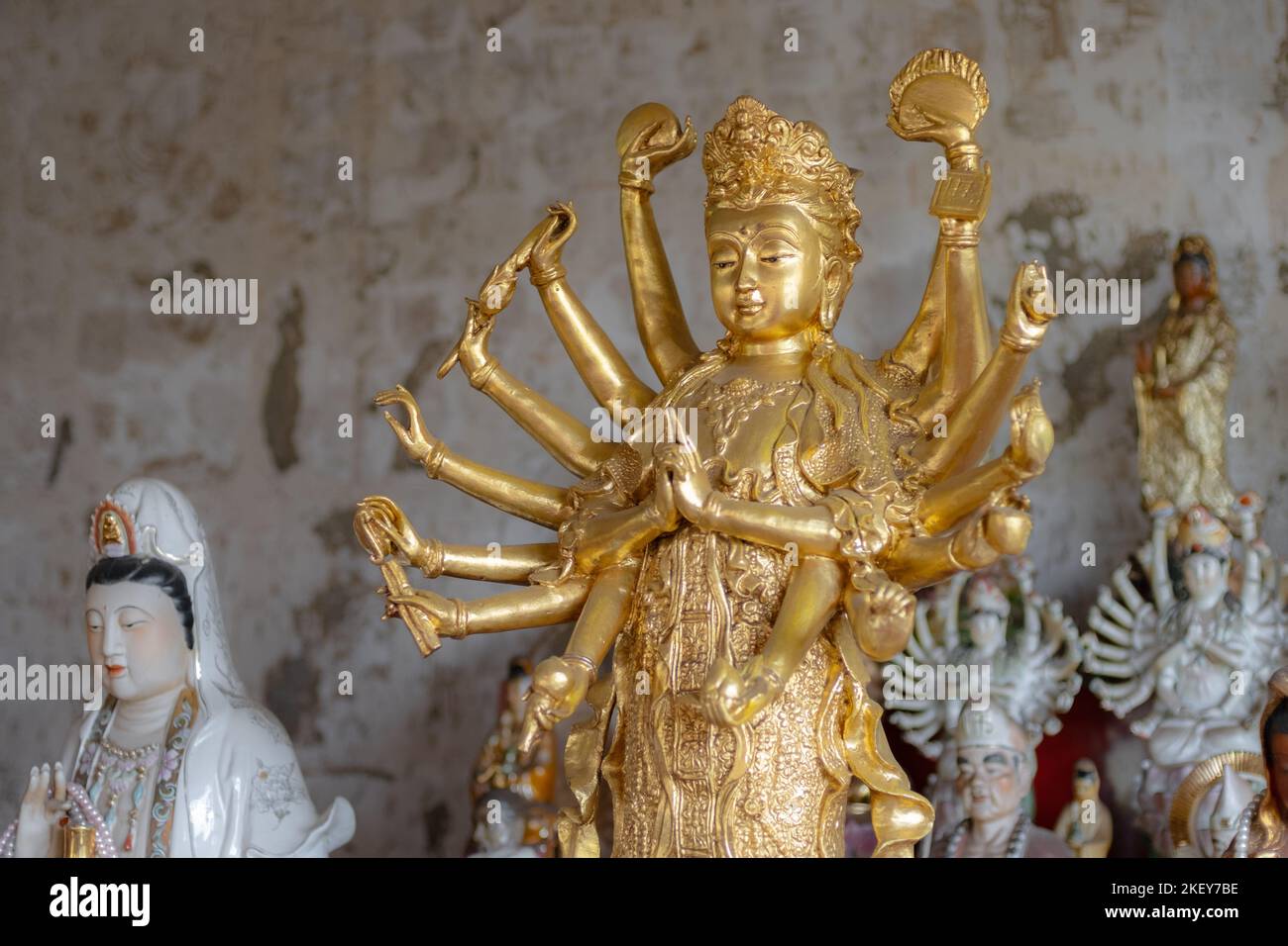 Guan Yin statue at Chao Mae Guanyin Shrine located in Angsila, Chonburi