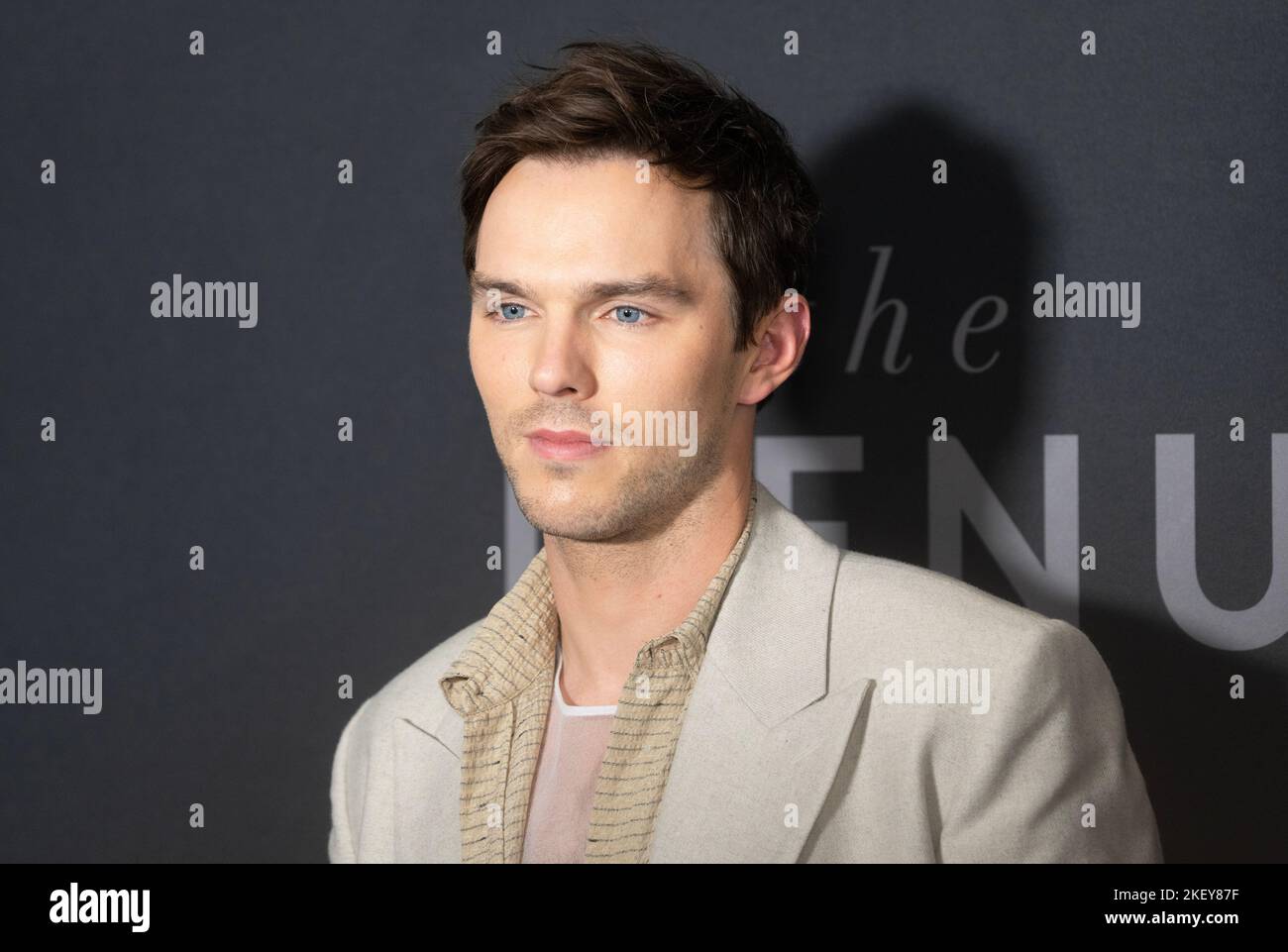 Nicholas Hoult attends premiere of The Menu movie at AMC Lincoln Square ...