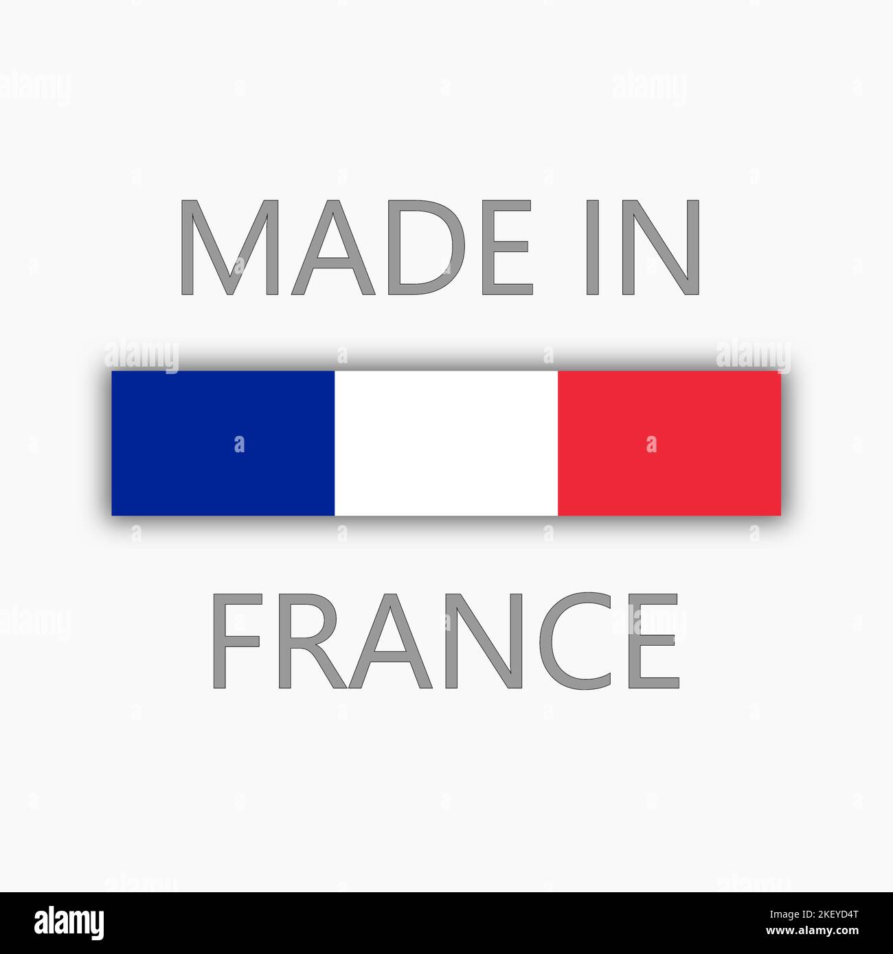 Made in France vector illustration. Stock Vector