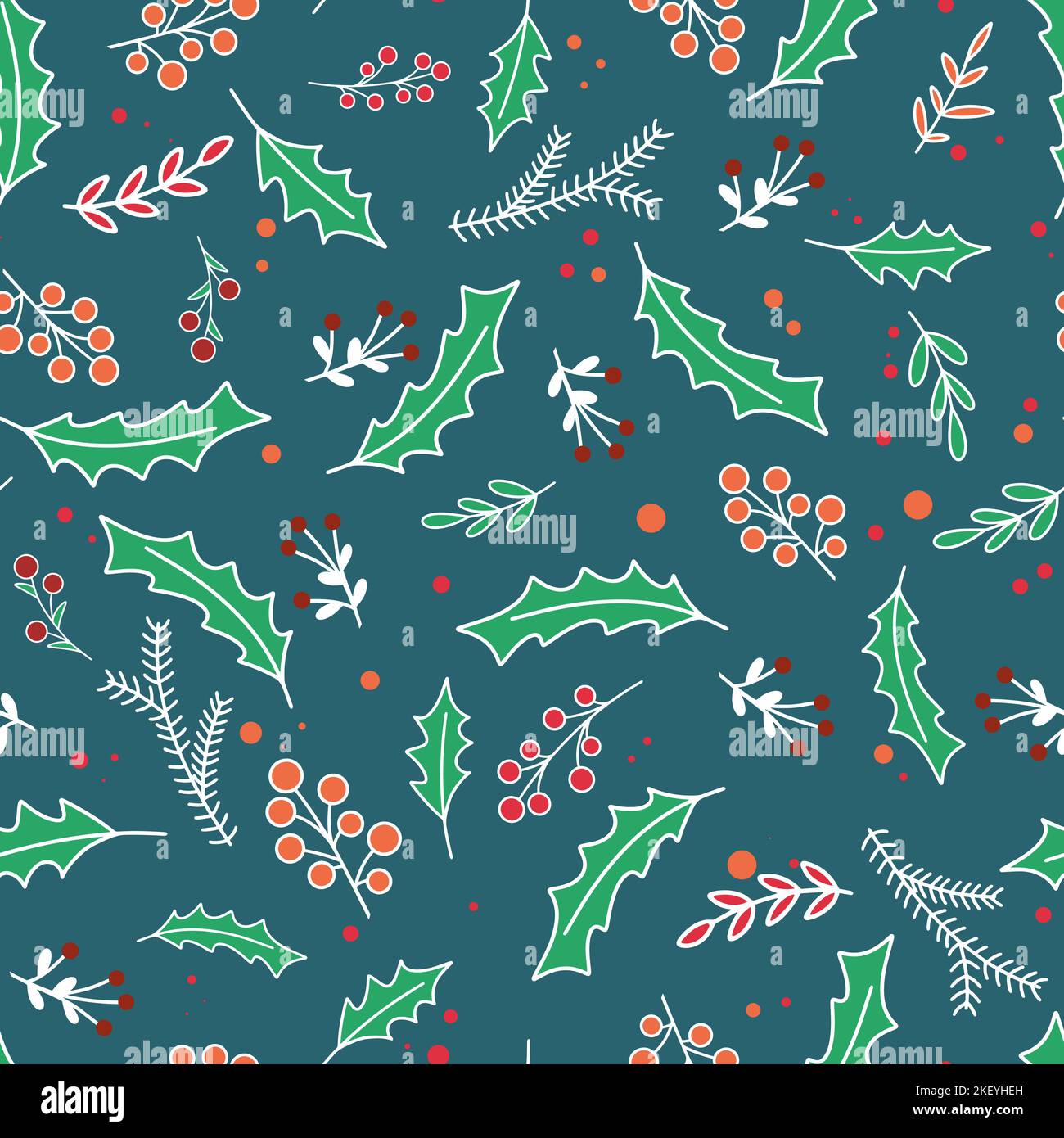 Christmas winter seamless pattern Stock Vector Image & Art - Alamy